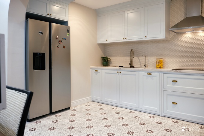Căn hộ 120m² đẹp bình yên theo phong cách Farmhouse có chi phí hoàn thiện 465 triệu đồng ở Hà Nội - Ảnh 12. Căn hộ 120m² đẹp bình yên theo phong cách Farmhouse có chi phí hoàn thiện 465 triệu đồng ở Hà Nội - Ảnh 12.