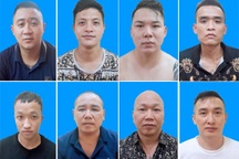 Hà Nội: Trung "Trọc" cùng vợ con và hàng chục đàn em bị khởi tố