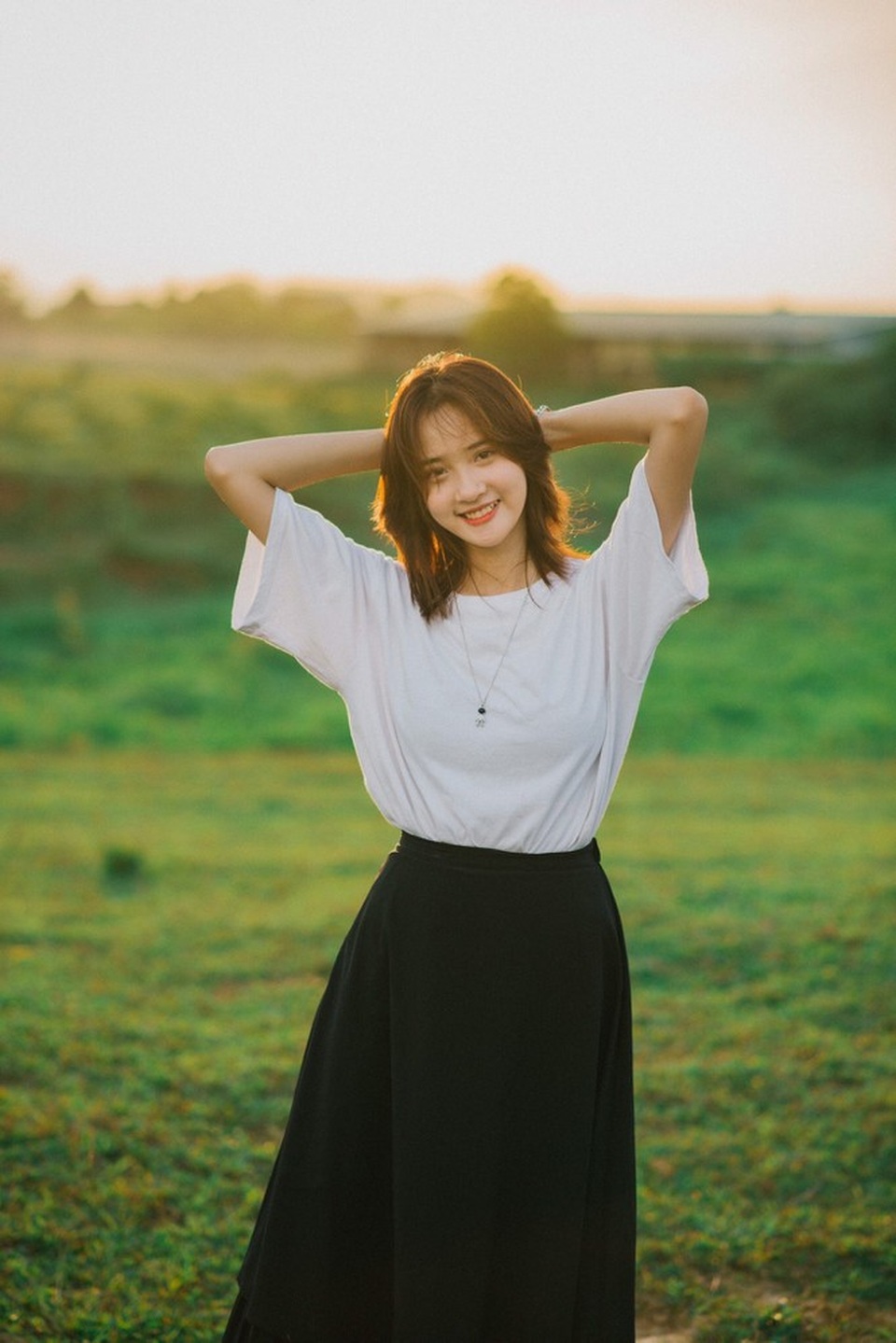 Xao xuyến với nét đẹp dung dị của nữ sinh trường Dệt may - 5 Xao xuyến với nét đẹp dung dị của nữ sinh trường Dệt may - 5