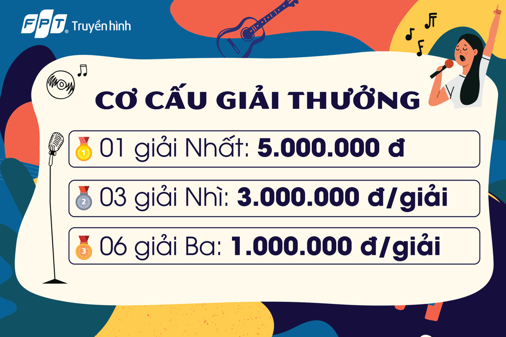 Chính thức phát động cuộc thi ca hát dành cho khán giả Truyền hình FPT - 5 Chính thức phát động cuộc thi ca hát dành cho khán giả Truyền hình FPT - 5