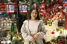 Chưa đến Noel "tuyết" đã phủ trắng phố Hàng Mã