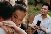 Nhạc sĩ Nguyễn Đức Cường quỳ gối cầu hôn Vũ Hạnh Nguyên