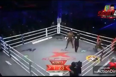 “Thánh Muay Thái” hạ gục nhà vô địch châu Âu sau 2 phút