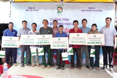 Khởi công và khánh thành 8 ngôi nhà Nhân ái ở An Giang