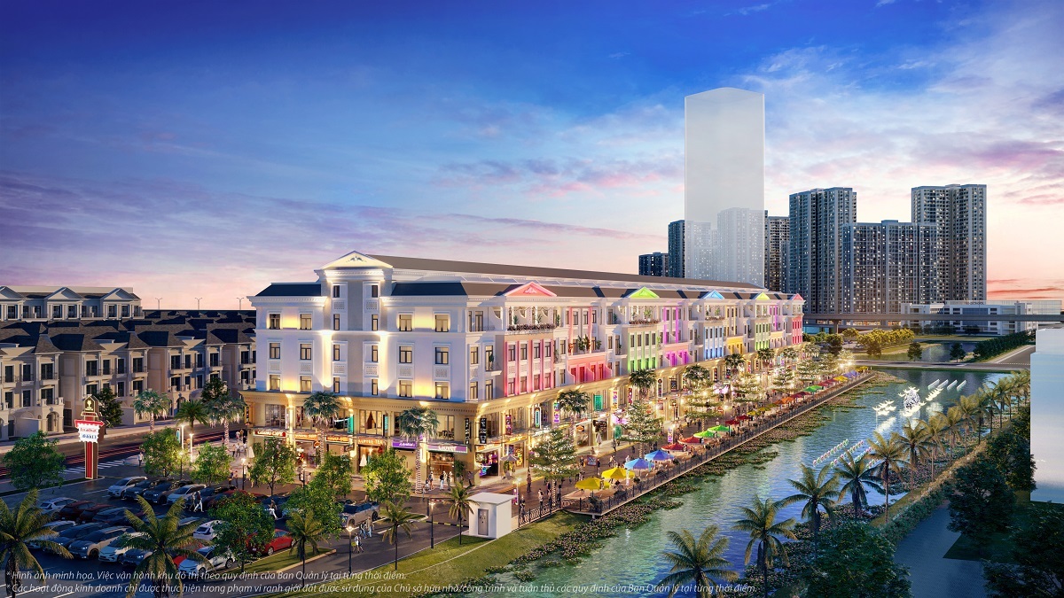 Model hiburan perkotaan di Vinhomes Grand Park - 3 Mô hình đô thị giải trí tại Vinhomes Grand Park - 3