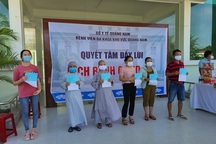 2 bệnh nhân mắc Covid-19 cuối cùng ở Quảng Nam xuất viện