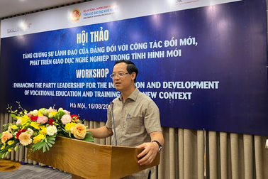Tăng cường sự lãnh đạo của Đảng với phát triển giáo dục nghề nghiệp