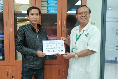 Hơn 172 triệu đồng đến với vợ chồng anh thợ hồ nghèo