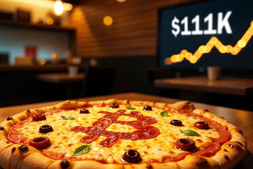 Bitcoin lập đỉnh kỷ lục 111.000 USD đúng ngày Pizza Bitcoin - 2 Bitcoin lập đỉnh kỷ lục 111.000 USD đúng ngày Pizza Bitcoin - 2