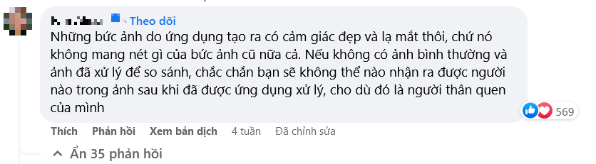 Quan điểm nhận được nhiều sự đồng tình của một người dùng Facebook (Ảnh chụp màn hình).