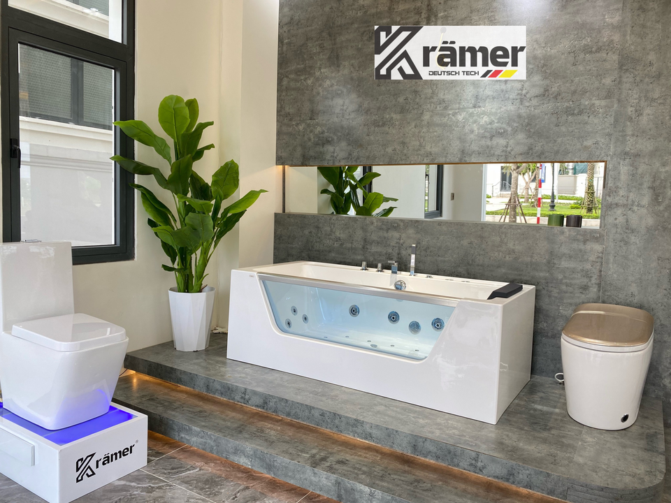Nâng tầm đẳng cấp không gian tắm với thiết bị vệ sinh Kramer - 2 Nâng tầm đẳng cấp không gian tắm với thiết bị vệ sinh Kramer - 2