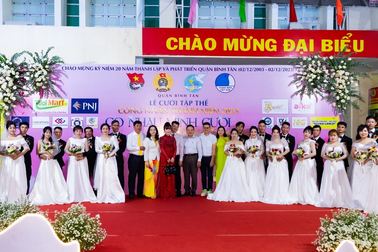 PNJ đồng hành tổ chức đám cưới tập thể cho các cặp đôi hoàn cảnh khó khăn