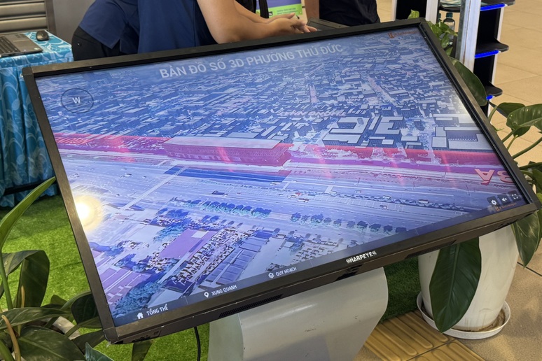 TPHCM: Phường Thủ Đức có bản đồ số 3D