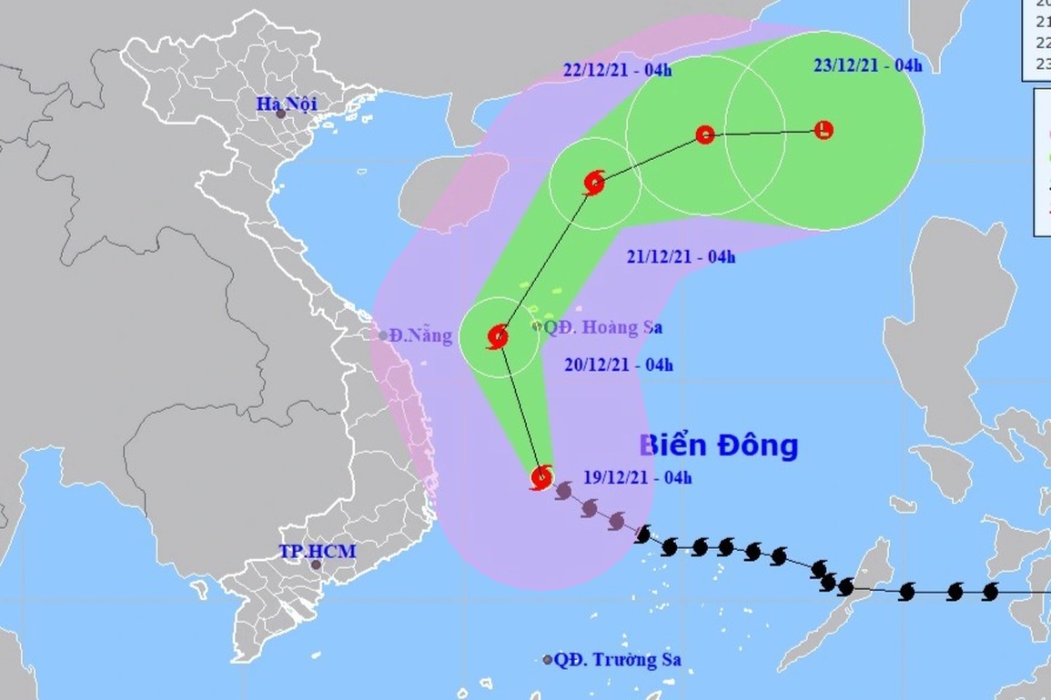 Bão số 9 tăng cường độ, hướng vào Bình Định - Phú Yên - 1 Bão số 9 tăng cường độ, hướng vào Bình Định - Phú Yên - 1