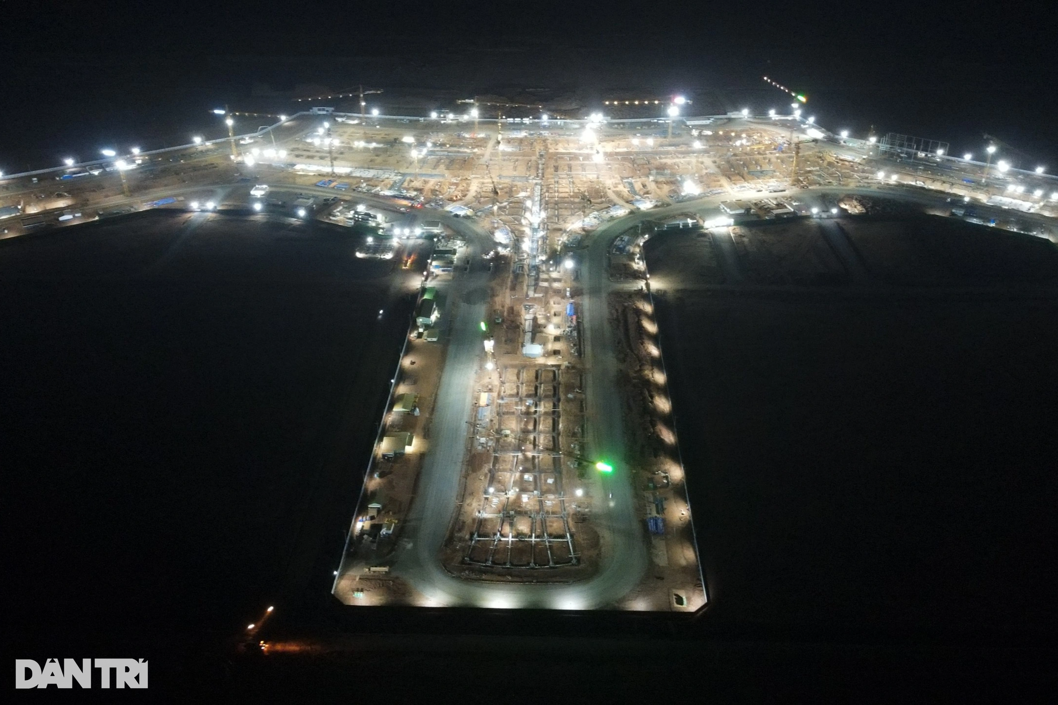 Công trường sân bay Long Thành lên đèn, thi công trong đêm - 14