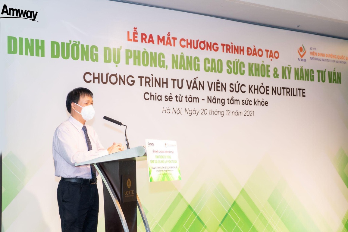 Amway và Viện Dinh dưỡng Quốc gia ra mắt chương trình đào tạo dinh dưỡng - 2 Amway và Viện Dinh dưỡng Quốc gia ra mắt chương trình đào tạo dinh dưỡng - 2