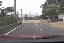 Nữ sinh đi xe máy điện tạt đầu ô tô, đi vào đường ngược chiều