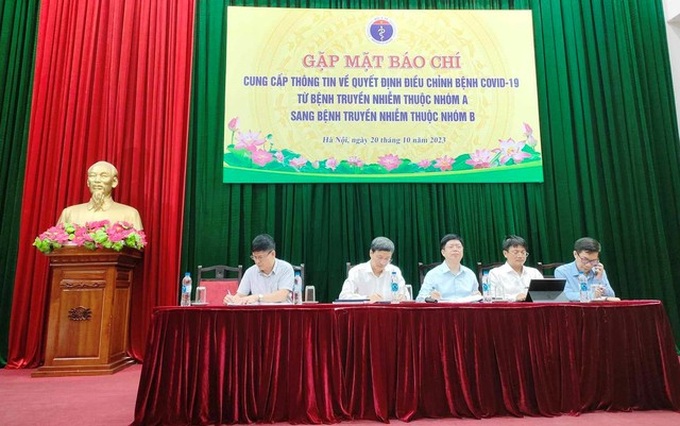 Gặp mặt báo chí cung cấp thông tin về Quyết định số 3896/QĐ-BYT của Bộ Y tế ban hành ngày 19/10.