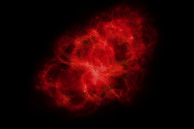 Tinh vân Con Cua trong màu xanh tím rực rỡ