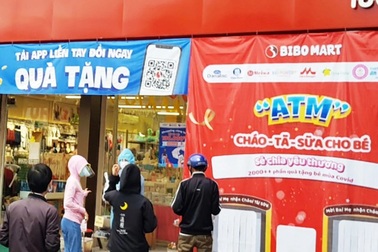 "ATM" Cháo/Tã/Sữa/...Bibo Mart chia sẻ khó khăn với các ba mẹ vùng tâm dịch