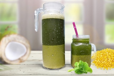 Sinh tố rau má đậu xanh cho bữa sáng lành mạnh