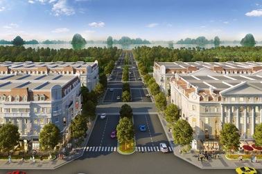 Shophouse Europe gây ấn tượng mạnh nhờ thiết kế cảnh quan ấn tượng và độc đáo