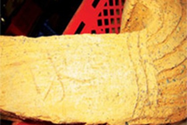 Phát hiện cổ vật khắc chữ “Trần” tại thánh địa Mỹ Sơn