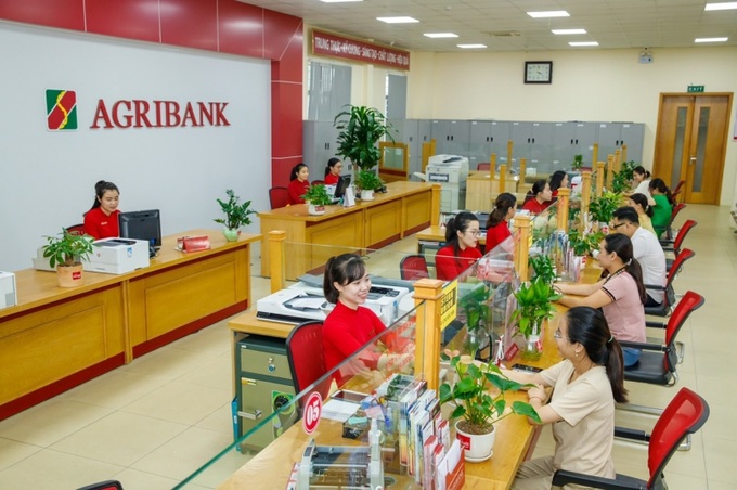 Ảnh giao dịch Agribank