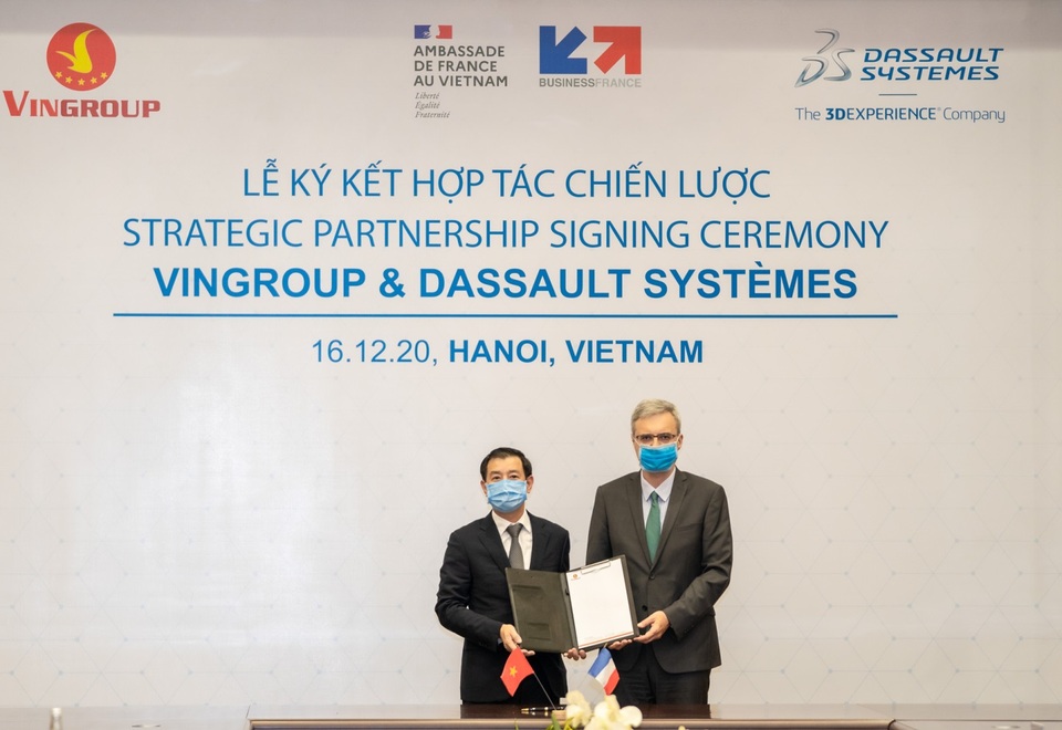 Vingroup ký kết hợp tác chiến lược với Dassault Systèmes thúc đẩy chuyển đổi số - 1 Vingroup ký kết hợp tác chiến lược với Dassault Systèmes thúc đẩy chuyển đổi số - 1