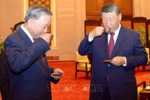 Tổng Bí thư, Chủ tịch nước Trung Quốc Tập Cận Bình mời Tổng Bí thư, Chủ tịch nước Tô Lâm dự Tiệc trà