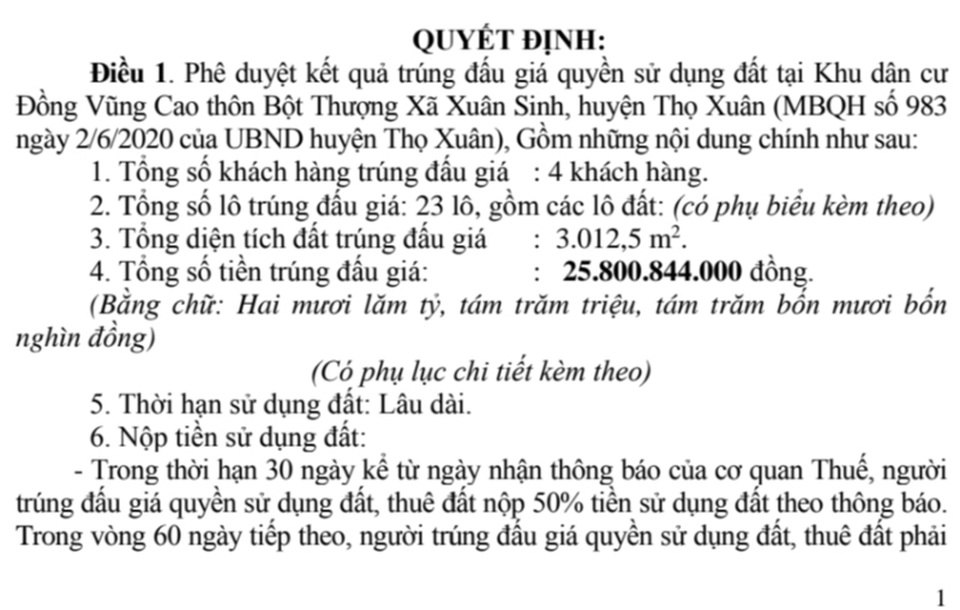 Sắp có tiền tỷ từ vụ đấu giá đất rúng động vùng quê, chính quyền vẫn lo - 2 Sắp có tiền tỷ từ vụ đấu giá đất rúng động vùng quê, chính quyền vẫn lo - 2