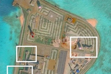 Trung Quốc bị "tố" lắp hệ thống vũ khí trên 7 đảo nhân tạo phi pháp ở Trường Sa