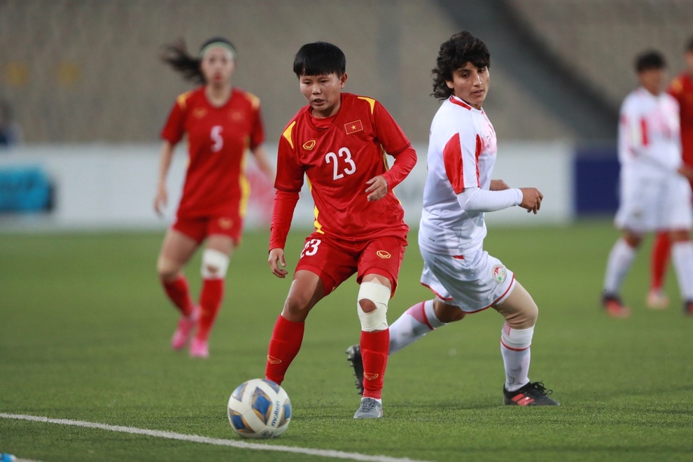 Thắng Tajikistan 7-0, đội tuyển nữ Việt Nam giành vé dự Asian Cup 2022 - 2 Thắng Tajikistan 7-0, đội tuyển nữ Việt Nam giành vé dự Asian Cup 2022 - 2