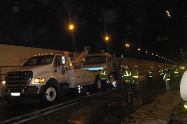 Diễn tập chữa cháy trong hầm đường bộ Hải Vân 