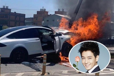 Lâm Chí Dĩnh và con trai gặp tai nạn giao thông nghiêm trọng