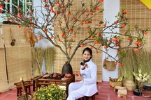 Mẹ đảm ở Hà Nội gợi ý cách làm cành hồng trang trí Tết