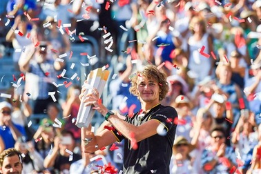 Đánh bại Federer, Alexander Zverev đăng quang ở Rogers Cup