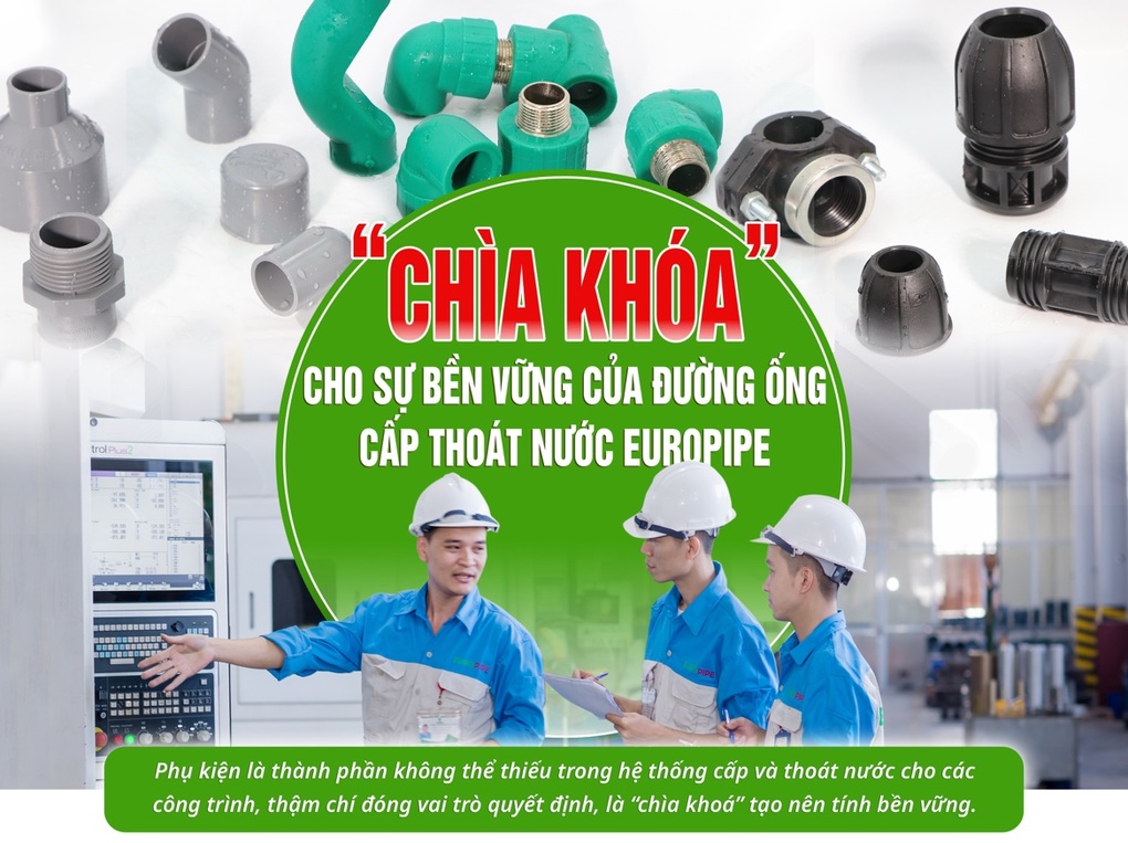 Chìa khóa cho sự bền vững của đường ống cấp thoát nước EUROPIPE - 1 Chìa khóa cho sự bền vững của đường ống cấp thoát nước EUROPIPE - 1