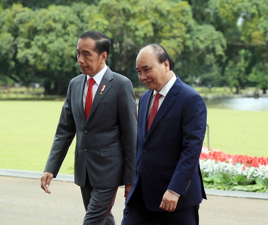 Lễ đón Chủ tịch nước Nguyễn Xuân Phúc thăm cấp Nhà nước tới Indonesia - 2 Lễ đón Chủ tịch nước Nguyễn Xuân Phúc thăm cấp Nhà nước tới Indonesia - 2