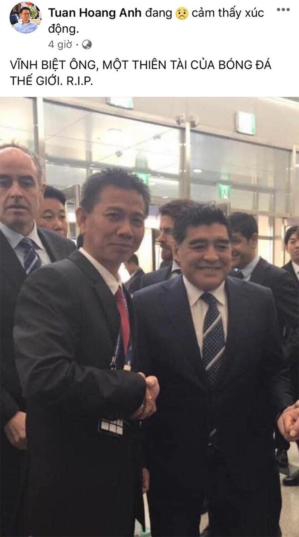 Giới bóng đá Việt Nam tiếc thương sự ra đi của Diego Maradona - 4 Giới bóng đá Việt Nam tiếc thương sự ra đi của Diego Maradona - 4