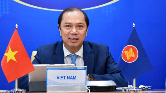 Tham vấn Quan chức cao cấp ASEAN-Trung Quốc: Phối hợp chặt chẽ trong phòng chống Covid-19  - Ảnh 1.