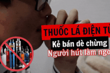 Mặc lệnh cấm, thuốc lá điện tử "nhởn nhơ" giữa Thủ đô