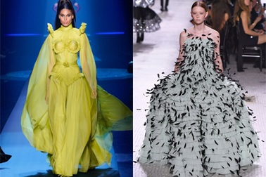 Những bộ váy xa hoa nhất tại tuần lễ thời trang Paris