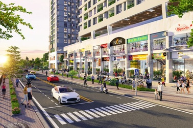 Shop thương mại trong tòa căn hộ thu hút giới đầu tư