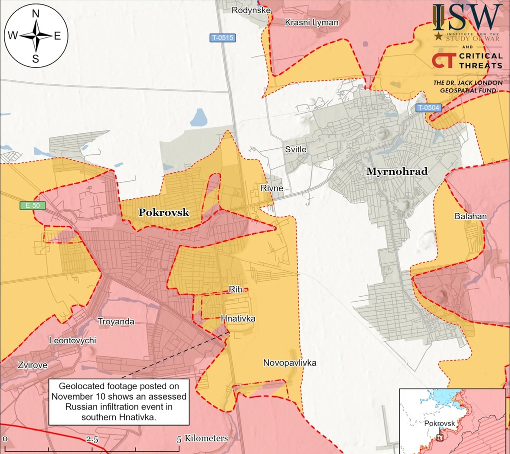 ISW: Ukraine phản công dữ dội ở Pokrovsk, tốc độ tiến quân của Nga chậm lại - 3 ISW: Ukraine phản công dữ dội ở Pokrovsk, tốc độ tiến quân của Nga chậm lại - 3