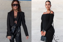Victoria Beckham đi xem buổi diễn thời trang cùng bạn gái Ronaldo