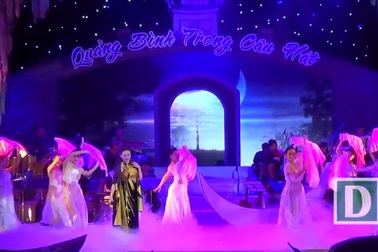 Tân Nhàn với ca khúc "Huyền thoại trăng Nhật Lệ".