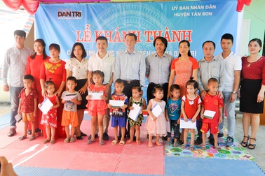 Phòng học Dân trí thứ 24 ra đời, tiếp tục nâng cánh ước mơ trẻ em vùng sâu, vùng xa