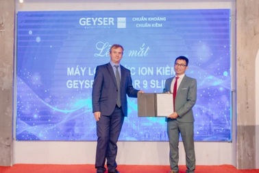 Geyser Russia ra mắt bộ sưu tập máy lọc nước ion kiềm Geyser Ecotar tại Việt Nam