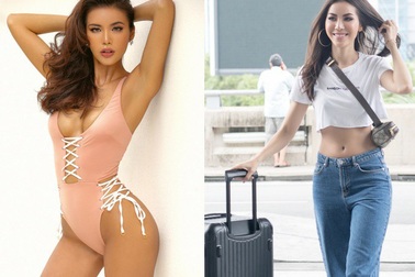 Siêu mẫu Minh Tú mặc gợi cảm lên đường dự Asia’s Next top Model